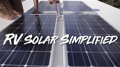 RV Solar Simplified! Simple RV Solar Setup. .
